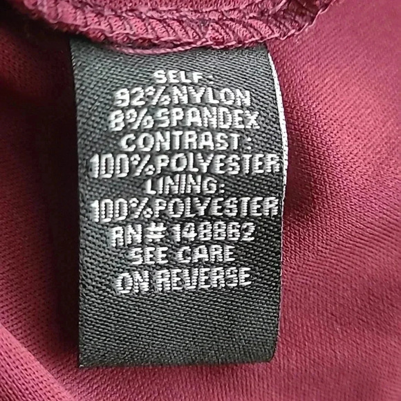 Torrid Merlot Sequin Lace Cocktail Party Dress 12 - Picture 7 of 8